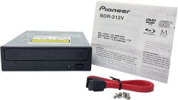 画像1: パイオニア　BDR-212V  [DVD書込み強化モデル] 業務用スーパーマルチＢDドライブ（SATAケーブル 、取り付けネジ付） 